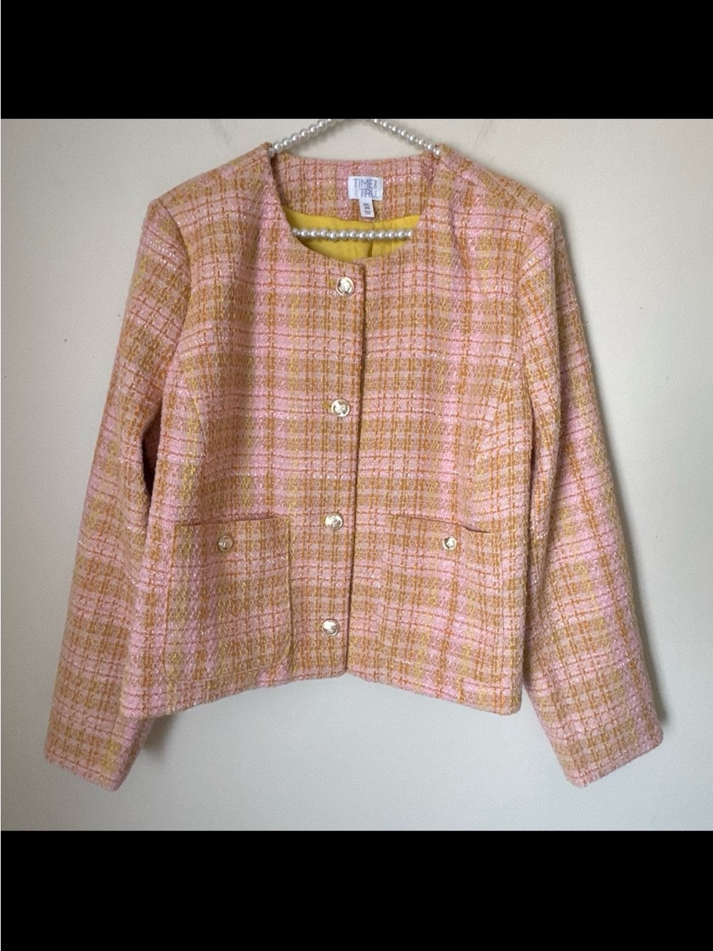 Time and Tru Women's Tweed Ladylike
Blazer Jacket, size XXL - Picture 5 of 13